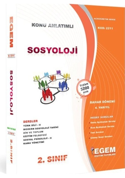 Aöf 2. Sınıf Sosyoloji 4.yar. Bah Çözümlü Konu Soru Bankası