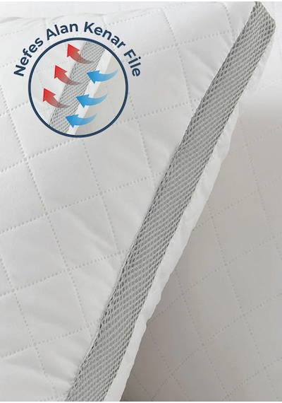 Klimalı Silikon Yastık 800 Gram - Daycool Serisi Beyaz