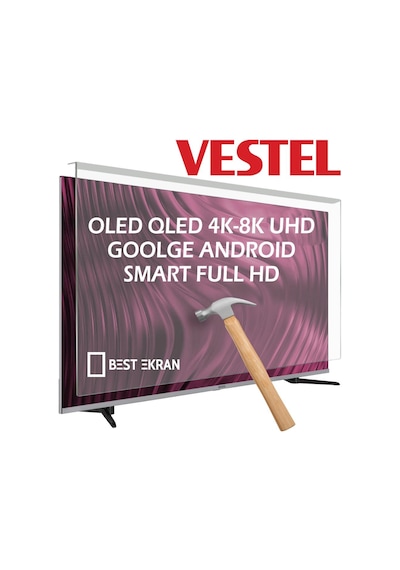 Vestel Uyumlu 75" İnç 190 Ekran Tv Ekran Koruyucu