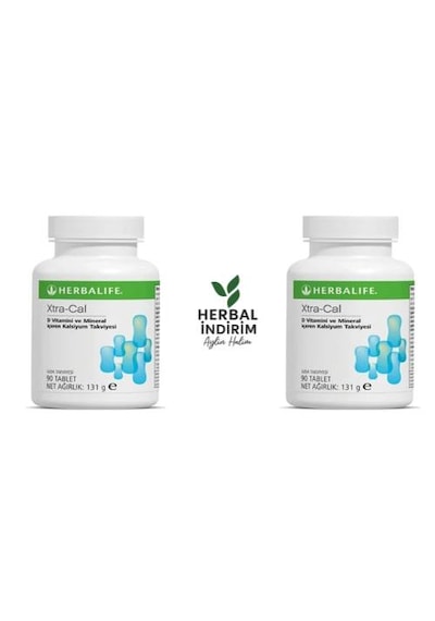 Herbalife Kalsiyum Tablet 2'li Paket D Vitamini Ve Mineral Içerir