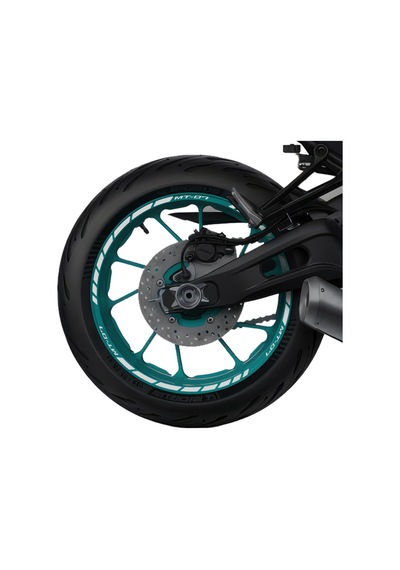 GP Kompozit Yamaha MT-07 2014-2023 Uyumlu Jant Şeridi Reflektif Gri
