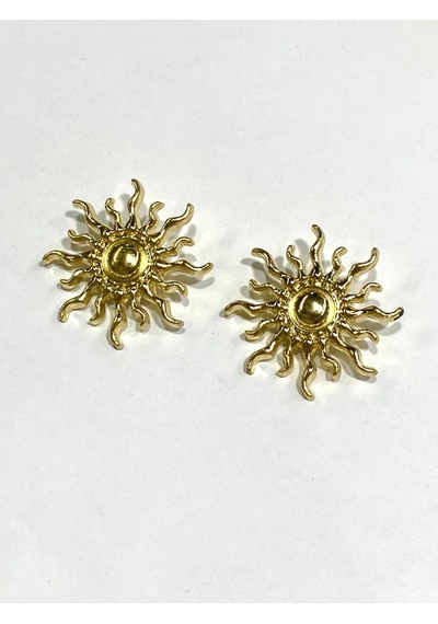 Desenli Metalize Büyük Boy / Aksesuar Düğme / 2'li Set / 3.8 Cm / Dec01