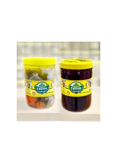 Çubuk Tadım Turşuları Karışık Turşusu 1 KG +  Kırmızı Pancar Turşusu 1 KG