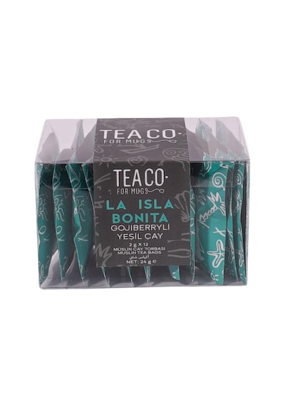 Tea Co. La Isla Bonita Gojiberryli Yeşil Çay Müslin Torba 12 x 2 G