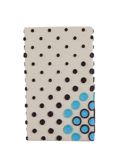 Bosphorus 2 Adet Diş Firçalik Ve Macunluk Puanli Poliresin 6x6x10cm 200ml Banyo Seti Çok Renkli