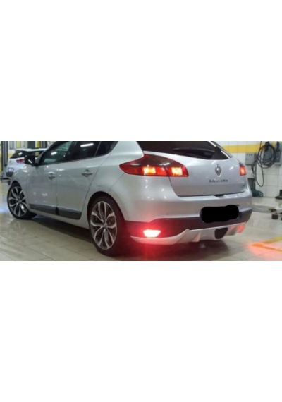 Megane 3 Hb 4 Kapı Difüzör Arka Tampon Eki Plastik Boyasız