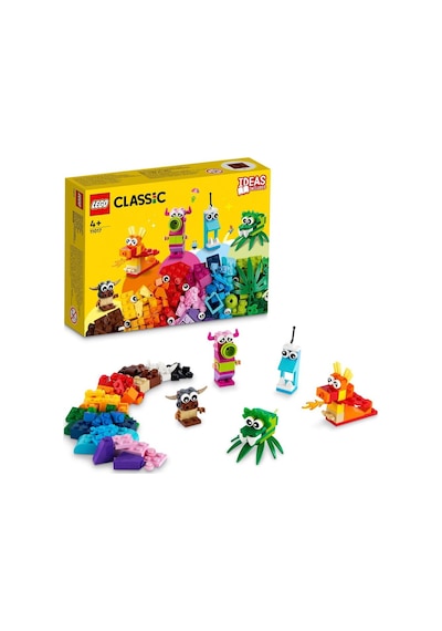 LEGO® Classic Yaratıcı Canavarlar 11017 4+ Yaratıcı Oyuncak Yapım Seti - 140 Parça
