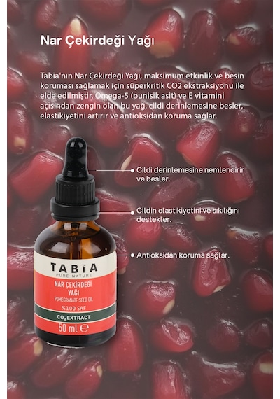 Tabia Nar Çekirdeği Yağı 50 ML