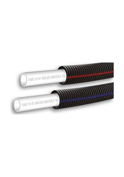 Vesbo Pprc Spiral Kılıflı Pex Boru Kırmızı 1 Mt Fiyatıdır (Topu