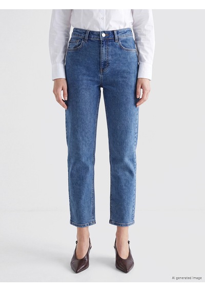 Lcwaıkıkı Classic Mavi Slim Fit Kadın Jean Pantolon