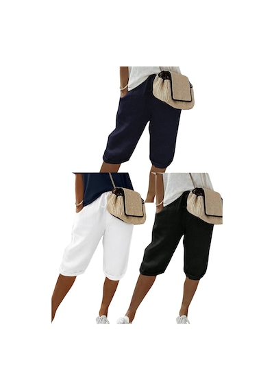 Cool Tarz 3lü Set Siyah-beyaz-lacivert Kadın Beli Lastikli Rahat Kesim Kapri Şort Siyah - Beyaz - Lacivert Siyah - Beyaz - Lacivert Cool Tarz 3lü Set Siyah-beyaz-lacivert Kadın Beli Lastikli Rahat Kesim Kapri Şort Siyah - Beyaz - Lacivert Siyah - Beyaz - Lacivert