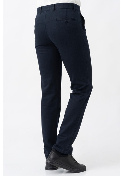 White Stone Medellín P1007 Cosmos Slim Fit Likralı Pantolon Mavi-mavi Mavi