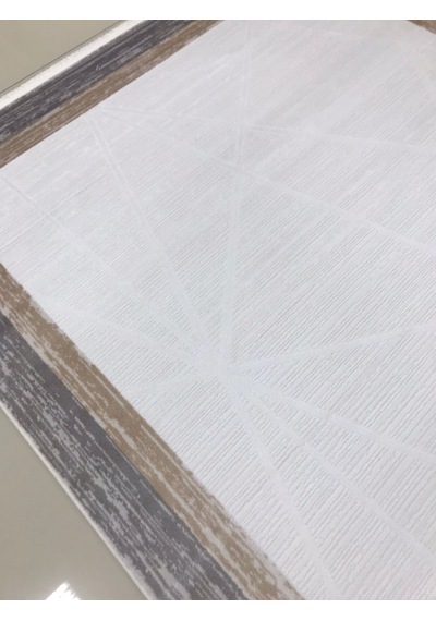 Merinos Halı Vista 76592 957 Serisi Triko Akrilik Salon Oturma Yatak Odası Halısı Krem - Gri - Bej