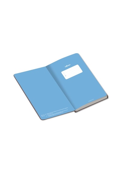 Çiçekli Defter Kareli Mor 17x24 Cm