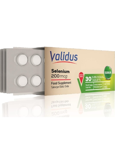 Selenium 200 Mcg 30 Sublingual Tablets