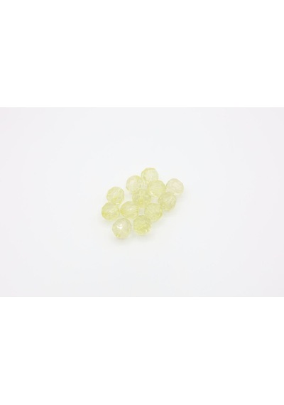 Akrilik Kristal Yuvarlak Boncuk 10 Mm 10 Mm / Beyaz