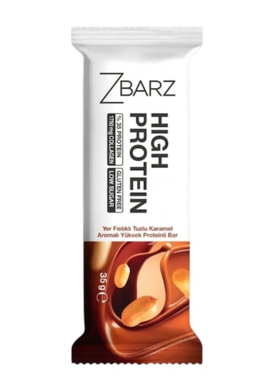 Zbarz Protein Bar - Tuzlu Karamel & Yer Fıstığı 35 G E