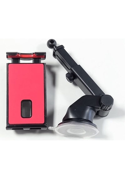 Carub Ipad-Telefon Tutucu Vantuzlu Ayarlı Kızaklı
