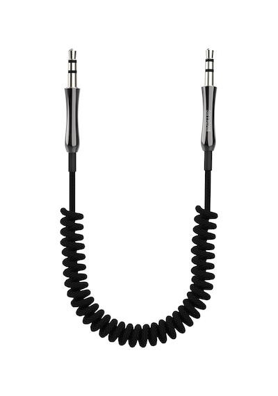 Simex Spiralli 3,5mm AUX Ses Kablosu 3.5mm Kumaş