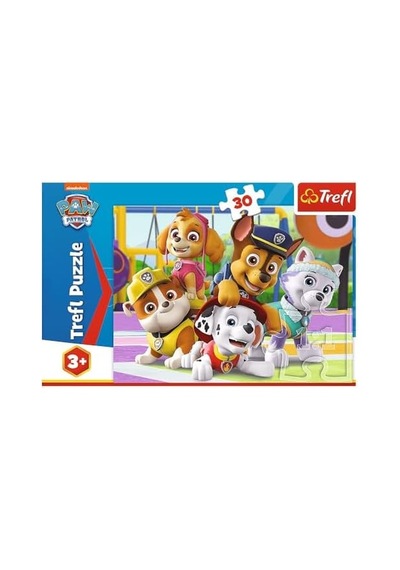 18286 Always On Time 30 Parçalı Yapboz Paw Patrol 5 Yaşından Büyük Çocuklar İçin Yüksek Kaliteli Baskılı, Çok Renkli, Zamanında
