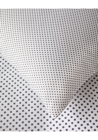 Sweet Dots Kolay Ütülenir Tek Kişilik Nevresim Takımı 160x220 Cm Koyu Gri