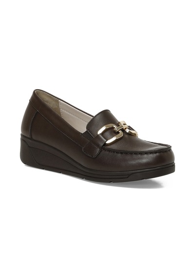 Polaris 105472.z6fx Kahverengi Kadın Loafer 000000000102202593 Kahverengi