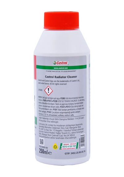 Castrol Radiator Cleaner Radyatör Temizleyici Ve Pas Sökücü 250 Ml