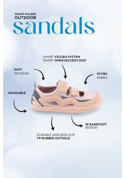 Smart Walker Outdoor Sandals Pembe Duo Pembe