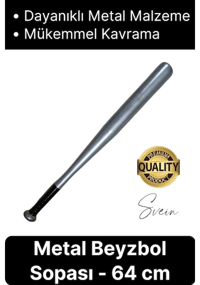Özel Üretim %100 Metal Alaşım Orijinal 25'' İnç 64cm Metal Beyzbol Sopası Mükemmel Kavrayış Kırılmaz Çok Renkli