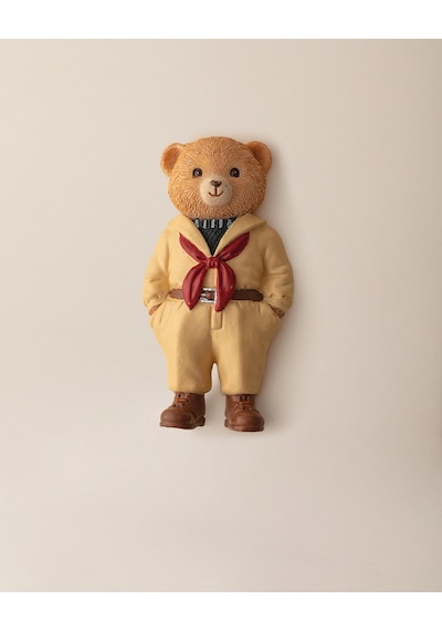 Madame Coco Cookie Bear Magnet - Krem- 4x8 Cm 8684427186916 Ekru