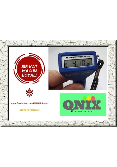 Qnix Handy Boya Kalınlık Ölçer Boya Ölçer Boya Test
