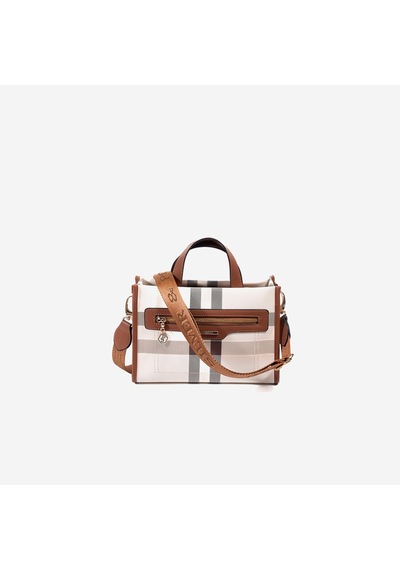 Kadın Silver & Polo Sp1271-mk48 Sılver Polo El Çantası Krem-taba Krem  -  Taba