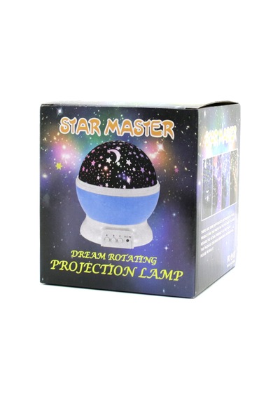 Star Master Pilli Dönerli Gece Lambası Altın - Gül