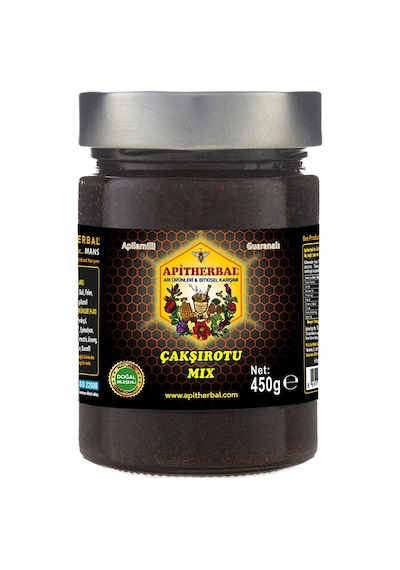 Apitherbal Çakşır Otu Apilarnilli Guaranalı Mix 450 G