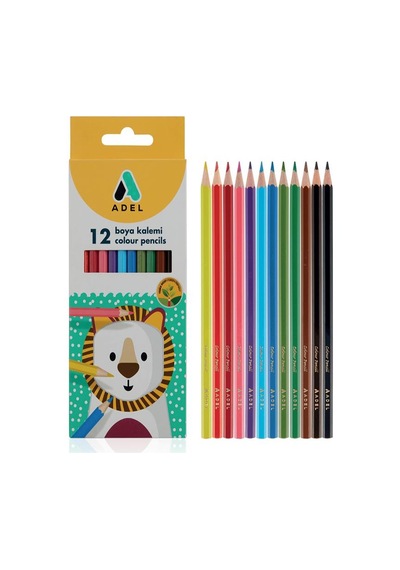Öğrenci Okul Boyama Seti 4 Lü Adel 12 Renk Pastel Boya Kuru Boya Sulu Boya Keçeli Kalem 12 Li Boya Set Kreş Seti
