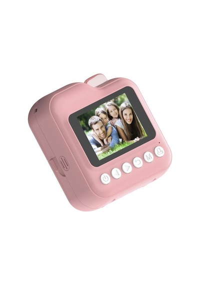 Torima Trm-cmr15 Pembe Dijital Video Kayıt Fotoğraf Çocuk Kamerası Anlık Termal Resim Kağıt Baskılı Yazıcı