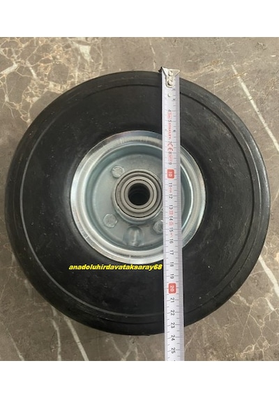 Drn Ağır Yük Taşıma Tekeri Geniş Taban Dublex Dolgu Teker El Arabası Tekeri 250 70mm