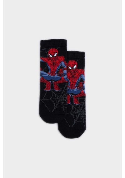 DeFacto Erkek Çocuk Marvel Spiderman 2'li Pamuklu Uzun Çorap E5167A8NSKR1