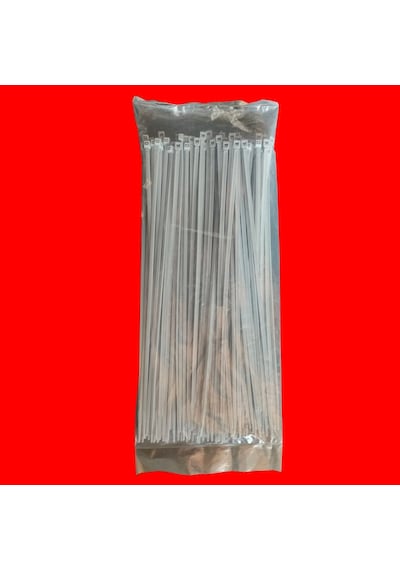 Renkli Kablo Bağı Plastik Cırt Kelepçe 3,6x250 Gri 200 Adet