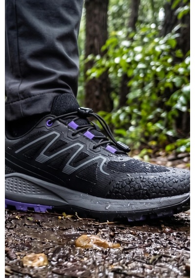 In Step Pro-track Waterproff Siyah-mor Kadın Outdoor Trekking Ayakkabısı Siyah Mor