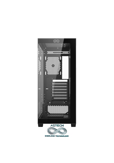 Aztech Azt09 600w Temper Cam , Rgb Switch Siyah 5 X Rgb Fan Uzakdan Kumanda Akvaryum Gamin Kasa