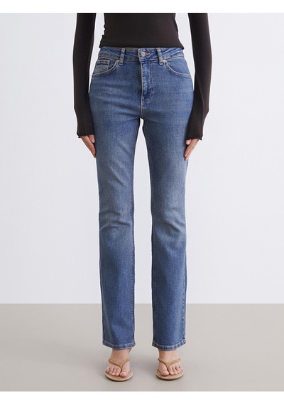 Lcw Jeans İndigo Flare Kadın Jean Pantolon