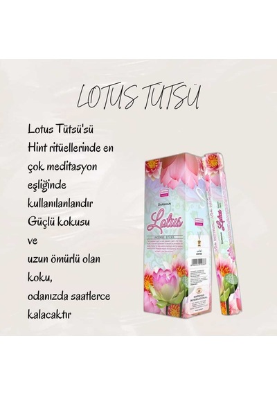 Lotus Tütsü İçsel Yolculuk Tütsüsü 20 Çubuk