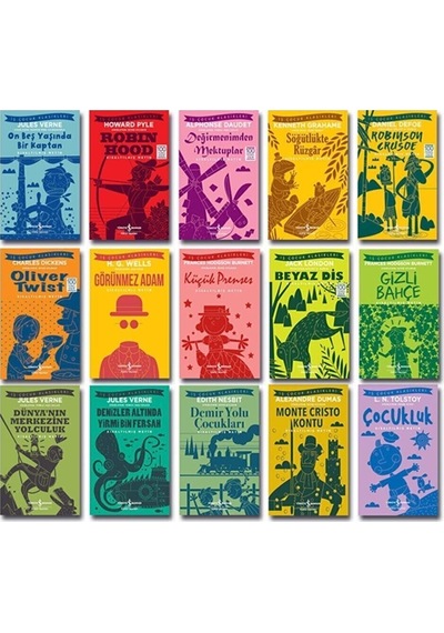 Ilköğretim Dünya Çocuk Klasikleri Yüz Temel Eser 15 Kitap Set