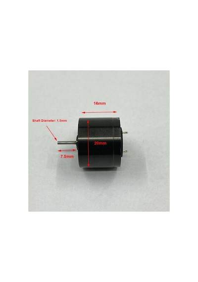 Dc 12v Yüksek Hızlı Motor Mini 20mm Büyük Çekirdeksiz Motor Dövme Döner Makinesi İçin