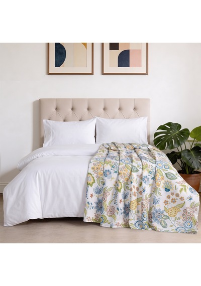 Aryıldız Home Harmony Tek Kişilik %100 Pamuk Pike 150x220 Cm Renkli