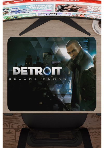 Detroit Become Human Dikişli Kauçuk Oyuncu Mousepad V1 - 48x40 Xl Gaming Mouse Pad
