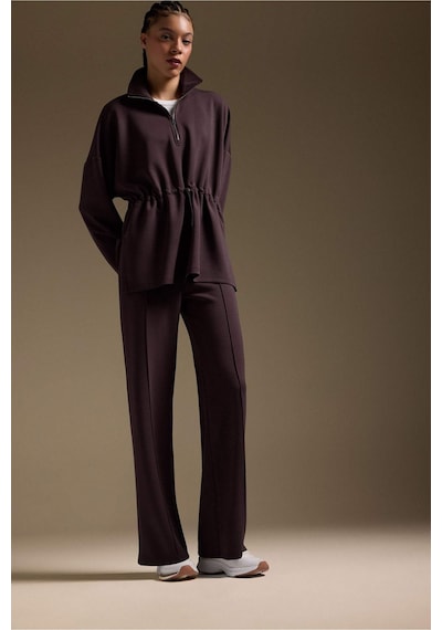 Defacto Long Fıt Dik Yaka Modal Sporcu Sweatshirt F9065ax26spbn192 Kahve-bn192
