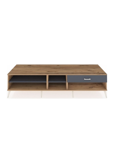 Kronos Tv Ünitesi 2 Raflı Tek Çekmeceli 220x59x51 Çam-antrasit Antrasıt/antrasıt - Atlas Çam Kronos Tv Ünitesi 2 Raflı Tek Çekmeceli 220x59x51 Çam-antrasit Antrasıt/antrasıt - Atlas Çam