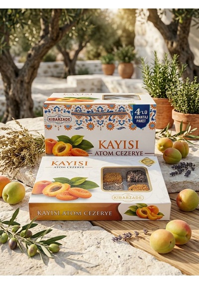 Kayısı Atom Cezerye 4'lü Çanta 125 Gr X 4